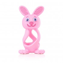Brush Baby Bobbie Bunny Teether zabawka-gryzak dla niemowl�t Rose Pink