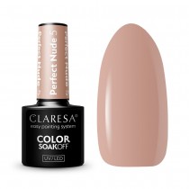 Claresa Color Soak Off UV/LED Perfect Nude lakier hybrydowy 05 5g