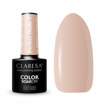 Claresa Color Soak Off UV/LED Perfect Nude lakier hybrydowy 06 5g
