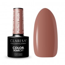 Claresa Color Soak Off UV/LED Perfect Nude lakier hybrydowy 08 5g