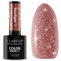 Claresa Color Soak Off UV/LED Starlight lakier hybrydowy 12 5g