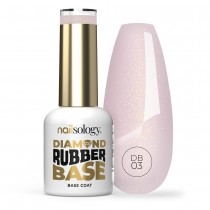Clavier Nailsology Diamond Ruber Base hybrydowa baza kauczukowa DB03 Rosy Girl 8ml