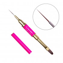 Clavier P�dzelek dwustronny do zdobie� i �elu 10mm i 12mm #12 Magenta