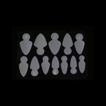 Excellent Pro Silikonowe foremki do french na dualform C 12szt