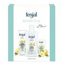 Fenjal Sensitive krem piel�gnacyjny do r�k 75ml + �el pod prysznic 200ml + myd�o w kostce 100g