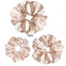 Glov Satin Scrunchies gumki do w�os�w S/M/L Champagne 3szt