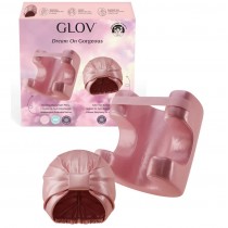 Glov Dream On Gorgeous satynowy czepek na w�osy + upi�kszaj�ca poduszka nocna