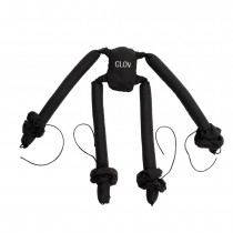 Glov Spider wa�ki do k�cenia w�os�w na zimno do w�os�w d�ugiej i �redniej d�ugo�ci Black 4szt