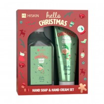 Hiskin Hello Christmas krem do r�k S�odka Pistacja 60ml + myd�o do r�k S�odka Pistacja 200ml