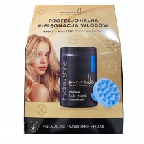 Mevelle Professional Hydra & Shine maska do w�os�w 900ml + masa�er do sk�ry g�owy