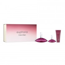 Calvin Klein Euphoria Woman Woda perfumowana 100ml spray + Woda perfumowana 30ml + Balsam do cia�a 100ml
