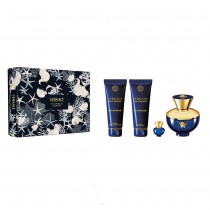 Versace Dylan Blue Pour Femme Woda perfumowana 100ml spray + 5ml + �el pod prysznic 100ml + Balsam do cia�a 100ml