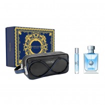 Versace Pour Homme Woda toaletowa 100ml spray + Woda toaletowa 10ml spray + Kosmetyczka