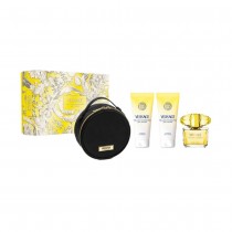 Versace Yellow Diamond Pour Femme Woda toaletowa 90ml spray + �el pod prysznic 100ml + Balsam do cia�a 100ml + kosmetyczka