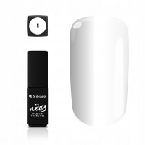 Silcare Flexy Hybrid Gel lakier hybrydowy do paznokci 001 Klasyczny Bia�y 4,5ml