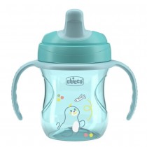 Chicco Training Cup kubek z twardym ustnikiem Turkusowy 6m+ 200ml