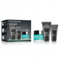 Clinique For Men Maximum Hydrator krem do twarzy 50ml + peeling do twarzy 30ml + �el do mycia twarzy 50ml