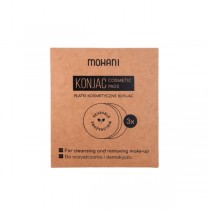 Mohani Konjac wielorazowe ro�linne p�atki kosmetyczne 3szt