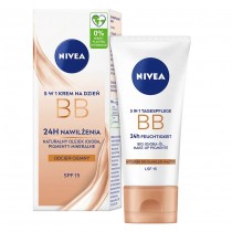 Nivea BB krem na dzie� 5 w 1 intensywne nawil�enie SPF 15 Ciemny 50ml