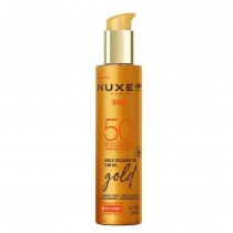 Nuxe Sun roz�wietlaj�cy olejek z drobinkami do opalania twarzy i cia�a SPF50 150ml