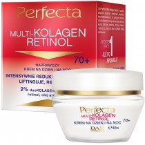 Perfecta Multikolagen Retinol krem nawil�aj�cy na dzie� i na noc 70+ 50ml