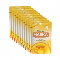 Clavier Maska roz�wietlaj�ca w p�achcie z witamin� C 10szt