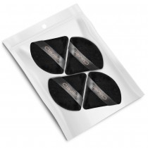 Clavier Tr�jk�tny puszek do pudru Czarny 4szt