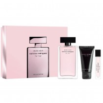 Narciso Rodriguez Musc Noir Woda perfumowana 100ml spray + Balsam do cia�a 50ml + Woda perfumowana 10ml spray