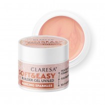 Claresa Soft & Easy Builder Gel UV/LED �el buduj�cy Dancing Sparkles 12g