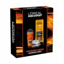 L`Oreal Men Expert Hydra Energetic krem nawil�aj�cy 50ml + �el pod prysznic 400ml + Dezodorant Roll-on 50ml