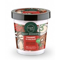 Organic Shop Body Desserts Strawberry & Chocolate Moisturizing Body Mousse Mus do ciaa - truskawki z czekolad 450ml