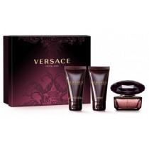 Versace Crystal Noir Woda toaletowa 50ml spray + Balsam do ciaa 50ml + el pod prysznic 50ml
