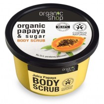 Organic Shop Organic Papaya & Sugar Body Scrub Peeling do ciaa o zapachu soczystej papai 250ml