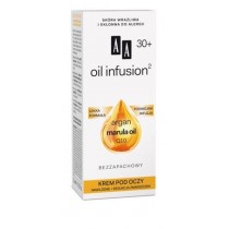 AA Oil Infusion Argan Marula Oil Q10 30+ Eye Cream Krem pod oczy nawilenie + redukcja zmarszczek 15ml