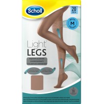 Scholl Light Legs Rajstopy uciskowe 20DEN Beige M