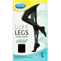 Scholl Light Legs Rajstopy uciskowe 60DEN Black L