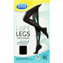 Scholl Light Legs Rajstopy uciskowe 60DEN Black XL