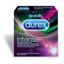 Durex Intense prkowane prezerwatywy z wypustkami i elem stymulujcym 3szt