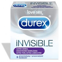 Durex Invisible Extra Thin najciesze prezerwatywy 3szt