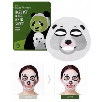 Holika Holika Baby Pet Magic Mask Sheet Vitality Panda Witaminowa maseczka pielgnacyjna do twarzy na bawenianej pachcie
