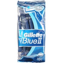 Gillette Blue II Chromium Jednorazowe maszynki do golenia dla mczyzn 10szt