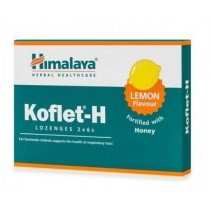 Himalaya Herbal Healthcare Koflet-H suplement diety na kaszel Lemon 12 pastylek