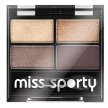 Miss Sporty Studio Colour Quattro Eye Shadow poczwrne cienie do powiek 403 Smoky Brown Eyes 5g