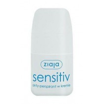 Ziaja Activ roll-on Sensitive Anty-perspirant bez parabenw alkoholu i barwnikw 60ml w kremie
