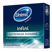 Unimil Infini lateksowe prezerwatywy 3sztuki