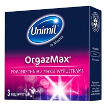 Unimil OrgazMax lateksowe prezerwatywy 3sztuki