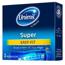 Unimil Super lateksowe prezerwatywy 3sztuki