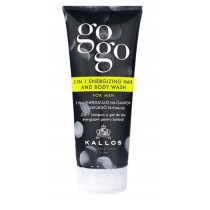 Kallos GoGo 2 in 1 Energizing Hair and Body Wash szampon do wosw i el do ciaa dla mczyzn 200ml