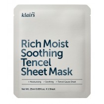 Klairs Rich Moist Soothing Tencel Sheet Mask regenerujca maska baweniana na twarz 25ml