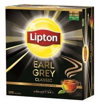 Lipton Earl Grey herbata czarna 100 torebek 150g